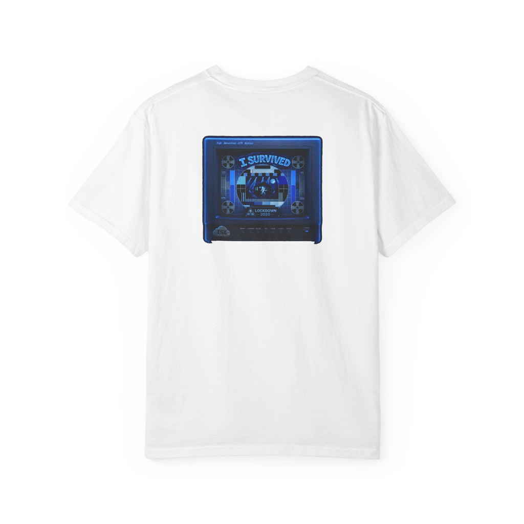 I Survived 2020 — "Please Stand By" Test Pattern Tee Lockdown Special Edition Summer Exclusive Unisex Garment-Dyed T-shirt