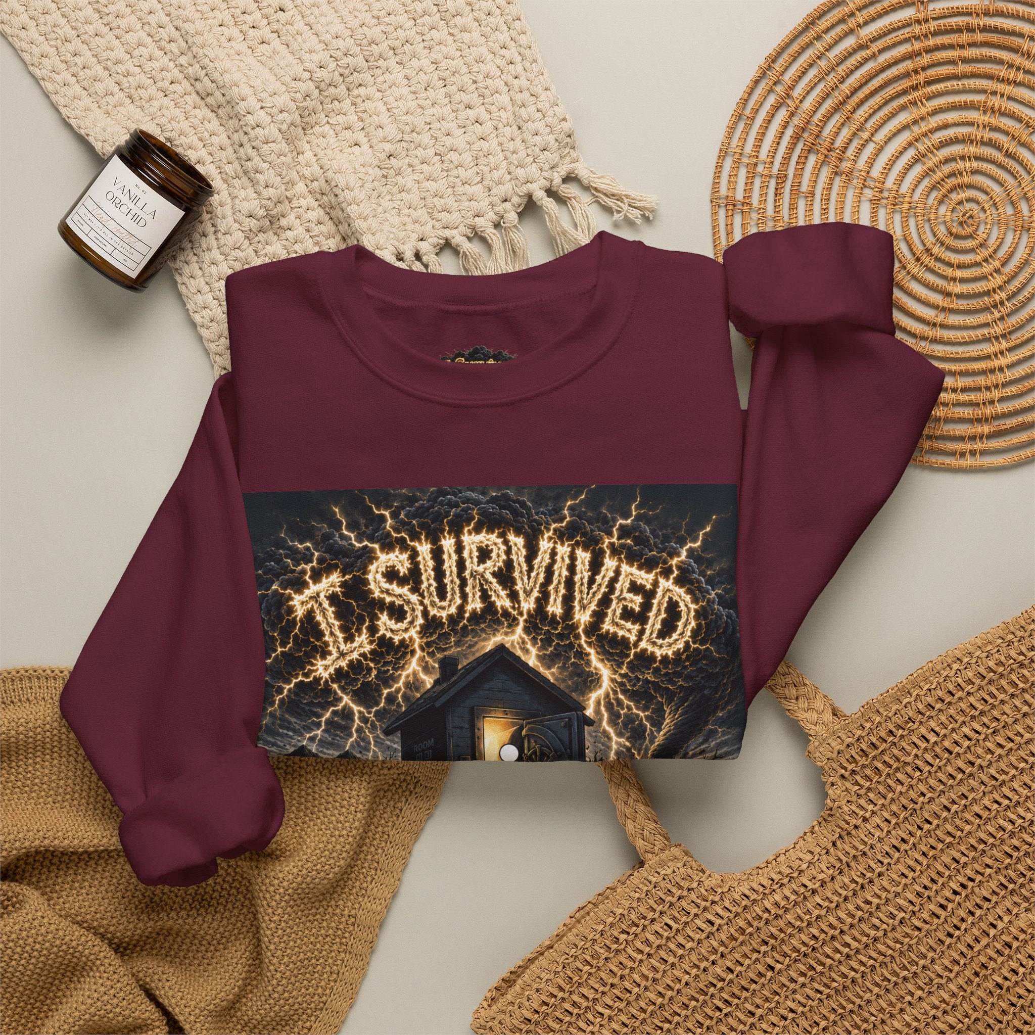 I Survived 2020 — Original PILOT Design: Special Edition Unisex Heavy Blend™ Crewneck Sweatshirt