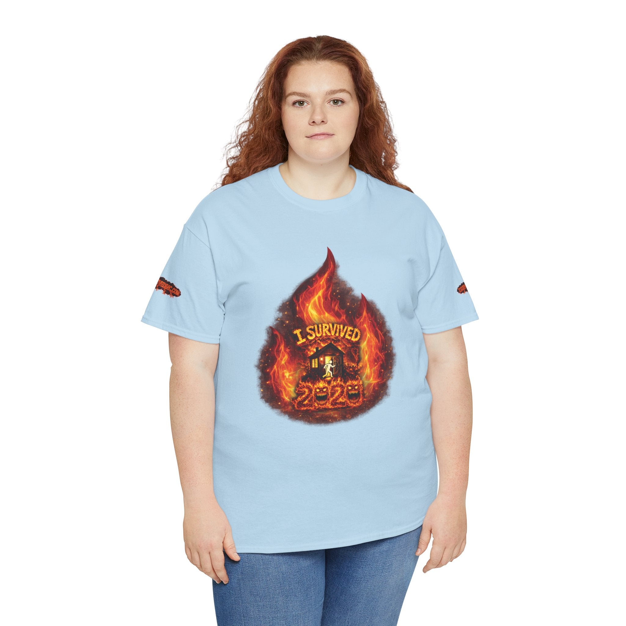 I Survived 2020 — Director's Cut S2:E3 "The California Wildfires" | Wildfire Edition Memorial Unisex Heavy Cotton Tee (SPECIAL EDITION)