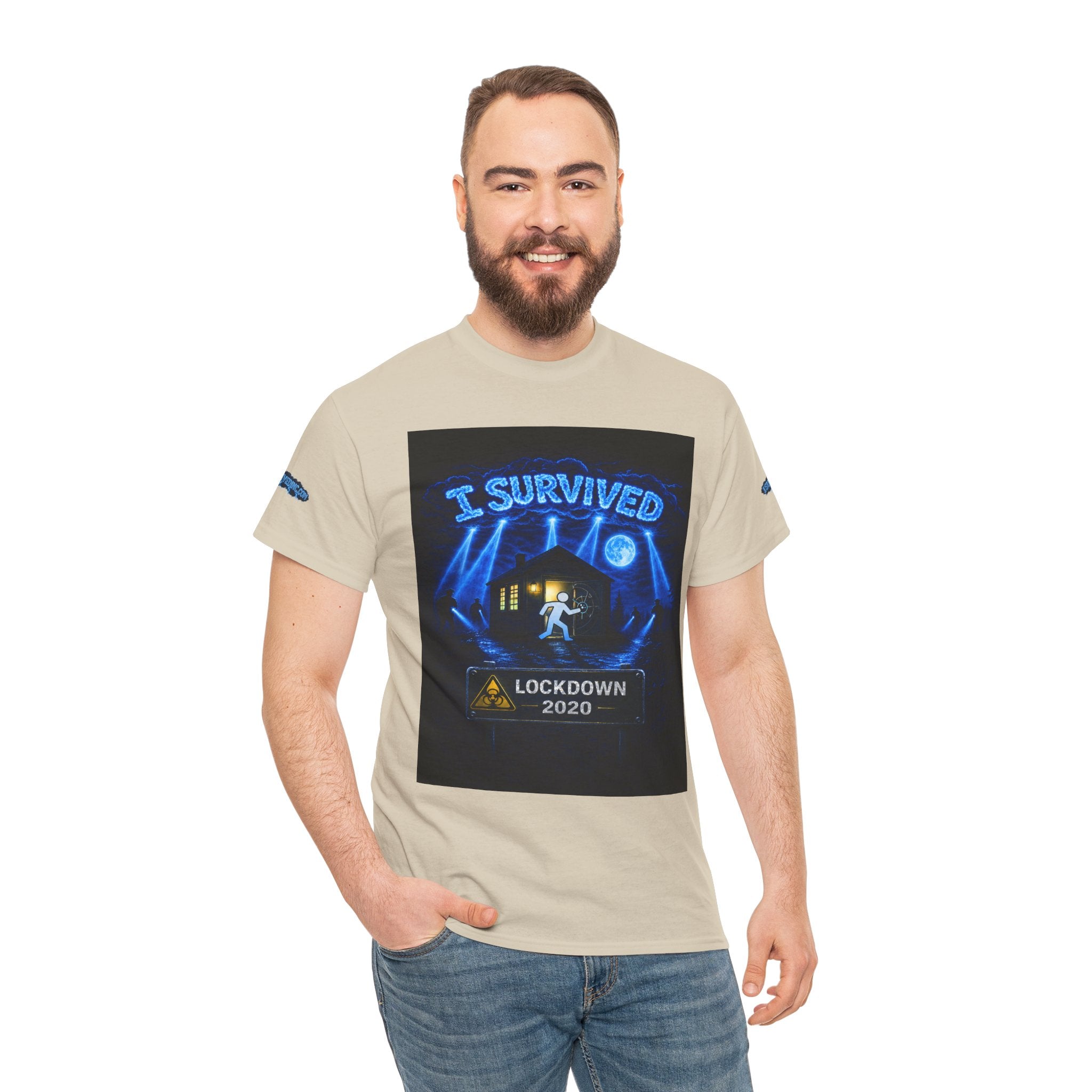 I Survived 2020 — S3:E2 "Dating Under Lockdown" | Lockdown Edition Documentary Unisex Heavy Cotton Tee (SPECIAL EDITION)