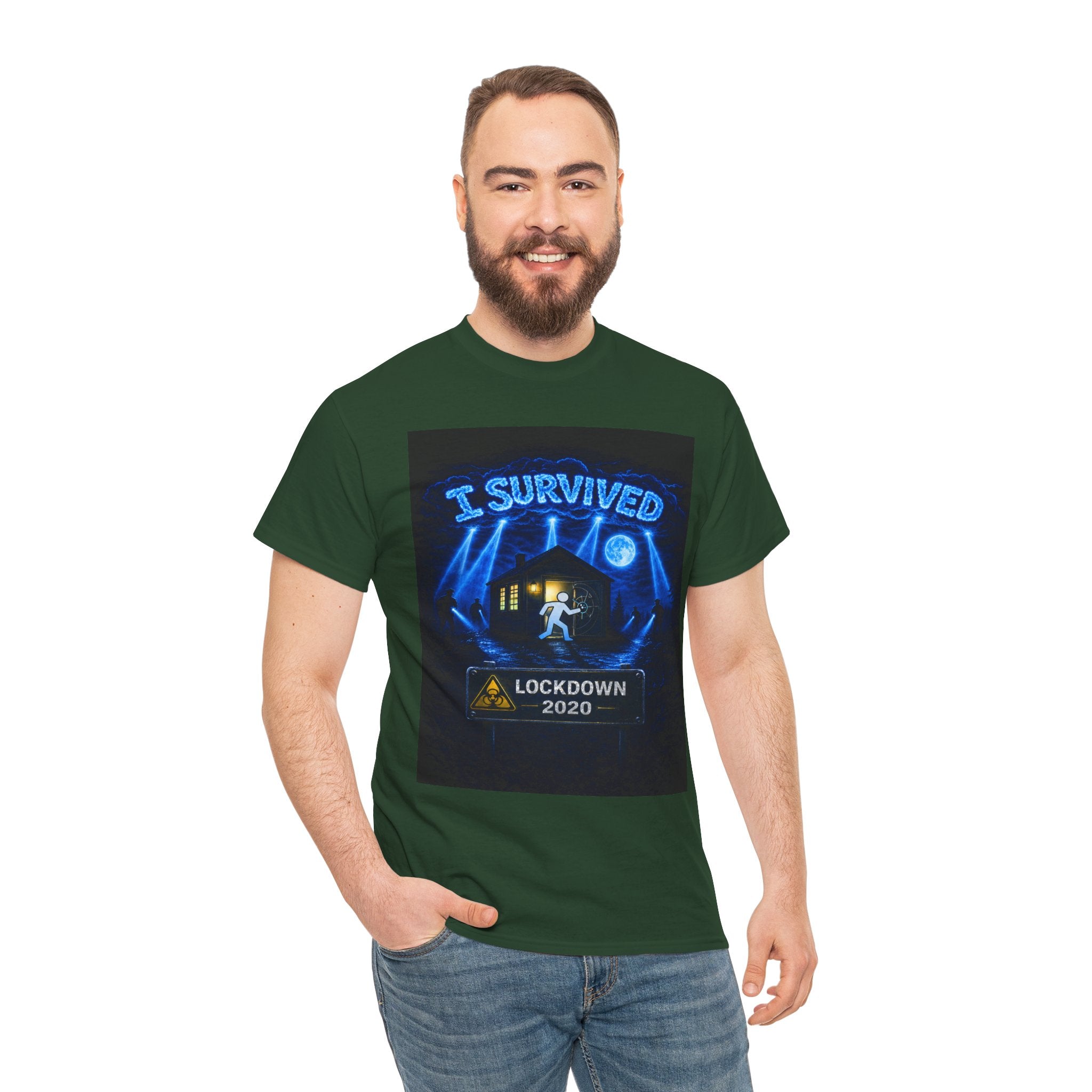 Copy of  I Survived 2020 — S3:E1 "Quarantine" | Lockdown Edition Documentary Unisex Heavy Cotton Tee
