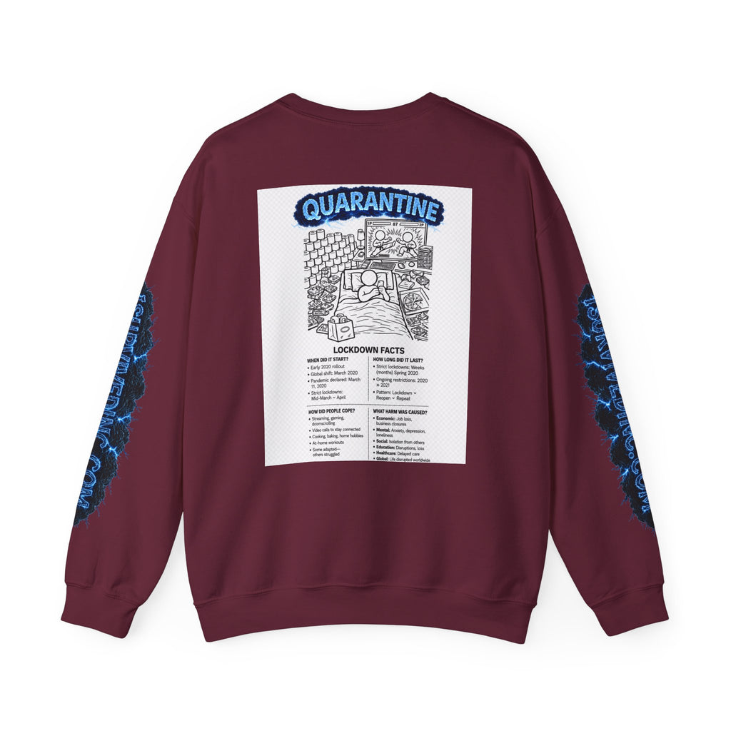 I Survived 2020 — S3:E1 "Quarantine" | Lockdown Edition Documentary Unisex Heavy Blend™ Crewneck Sweatshirt