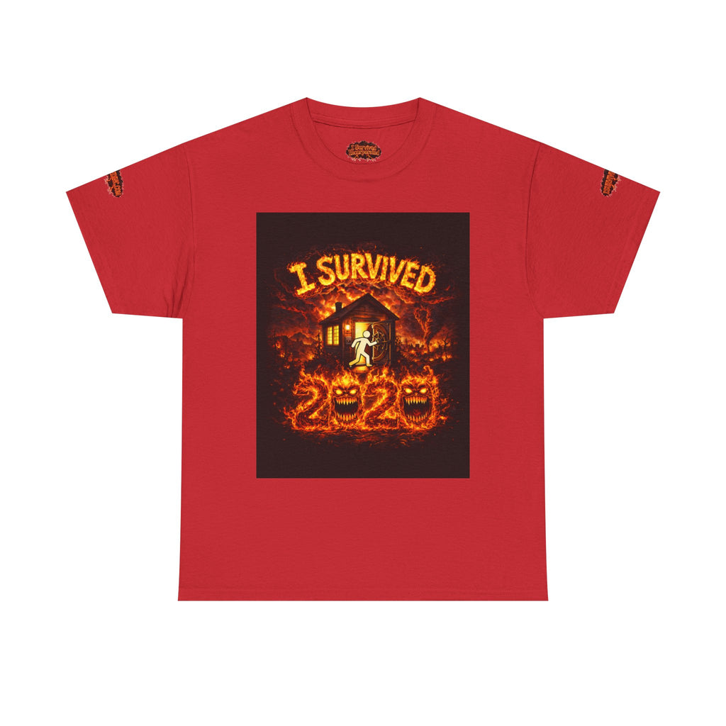 I Survived 2020 — WILDFIRES S2:E2: Special Edition "The Bobcat Fire" Memorial Unisex Heavy Cotton Tee