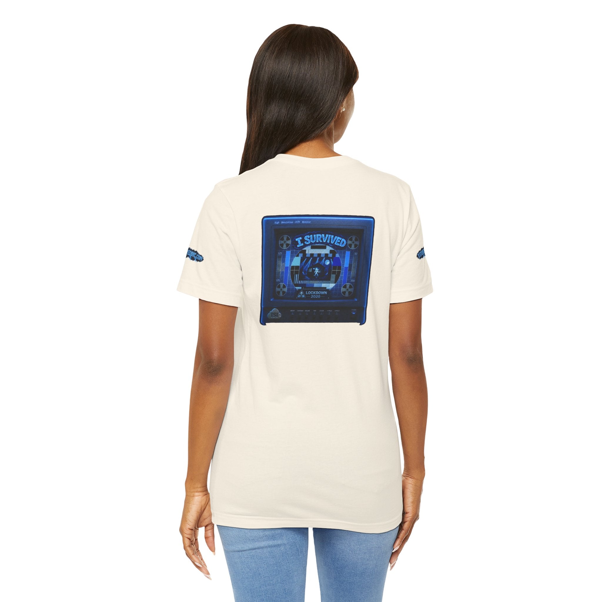 I Survived 2020 — "Please Stand By" Test Pattern Tee Lockdown Special Edition Summer Exclusive Unisex Jersey Short Sleeve Tee