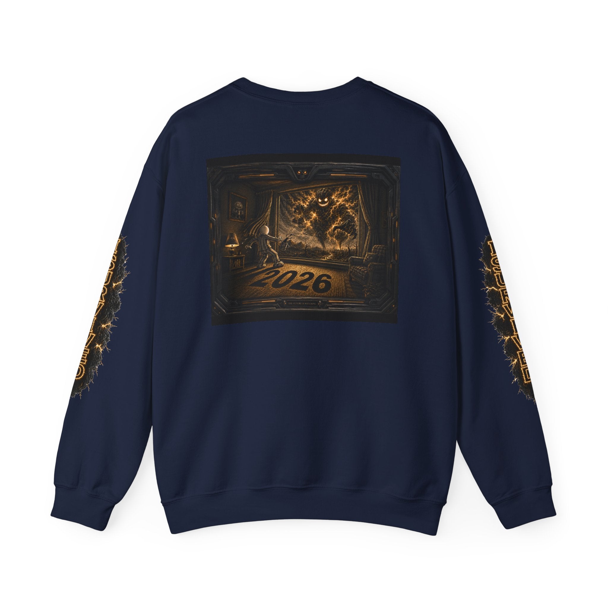 I Survived 2020 — Director's Cut Original Design Teaser Tee | Season 1 Premiere Drop Unisex Heavy Blend™ Crewneck Sweatshirt (SPECIAL EDITION)