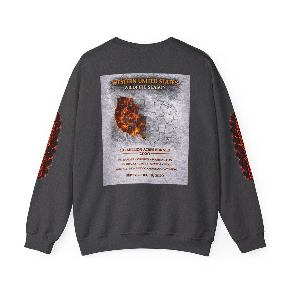 I Survived 2020 — Director's Cut S2:E4 "Western U.S. Wildfire Season" | Mid-Season Finale Pt. 1 | Wildfire Edition Memorial Unisex Heavy Blend™ Crewneck Sweatshirt
