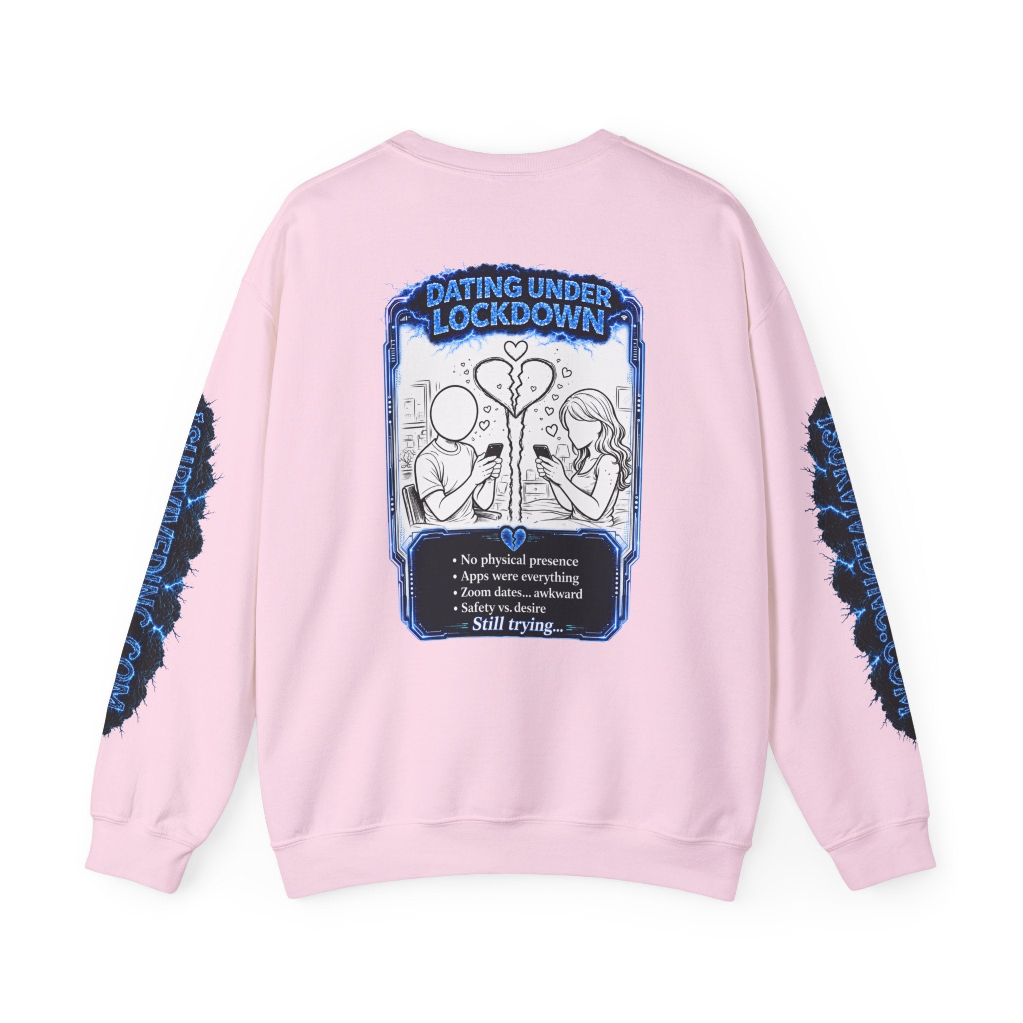 I Survived 2020 — LOCKDOWN S3:E2: Special Edition "Dating Under Lockdown" Unisex Heavy Blend™ Crewneck Sweatshirt