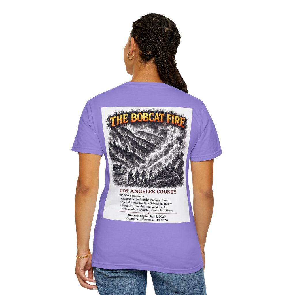 I Survived 2020 — S2:E2 "The Bobcat Fire" | Wildfire Edition Memorial Unisex Garment-Dyed T-shirt