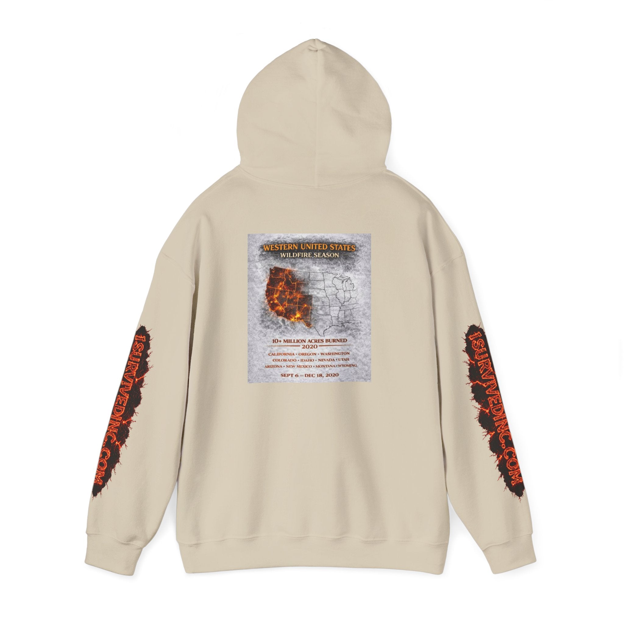 I Survived 2020 — S2:E4 "Western U.S. Wildfire Season" | Mid-Season Finale Pt. 1 | Wildfire Edition Memorial Hoodie Sweatshirt