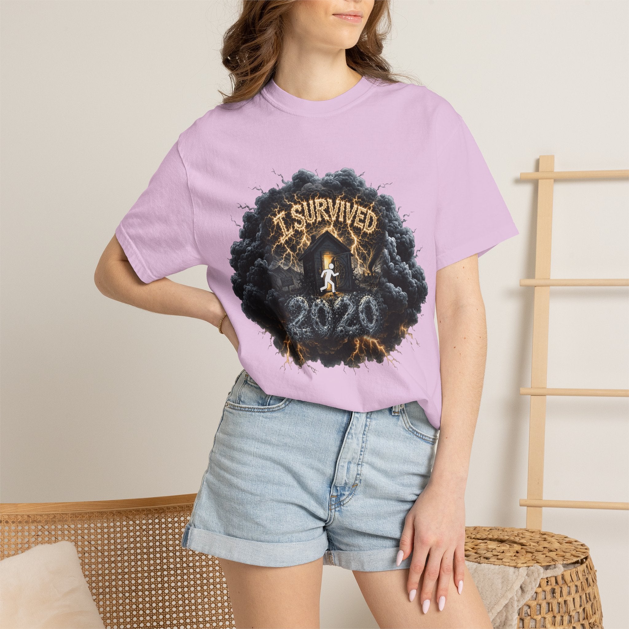 I Survived 2020 — Director's Cut Original Design Teaser Tee | Season 1 Premiere Drop Unisex Garment-Dyed T-shirt