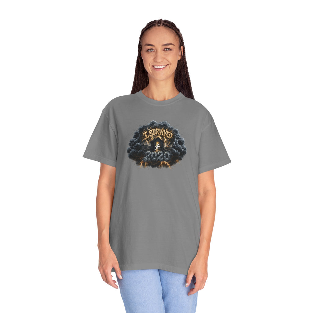 I Survived 2020 — Original PILOT Design: Director's Cut Unisex Garment-Dyed T-shirt