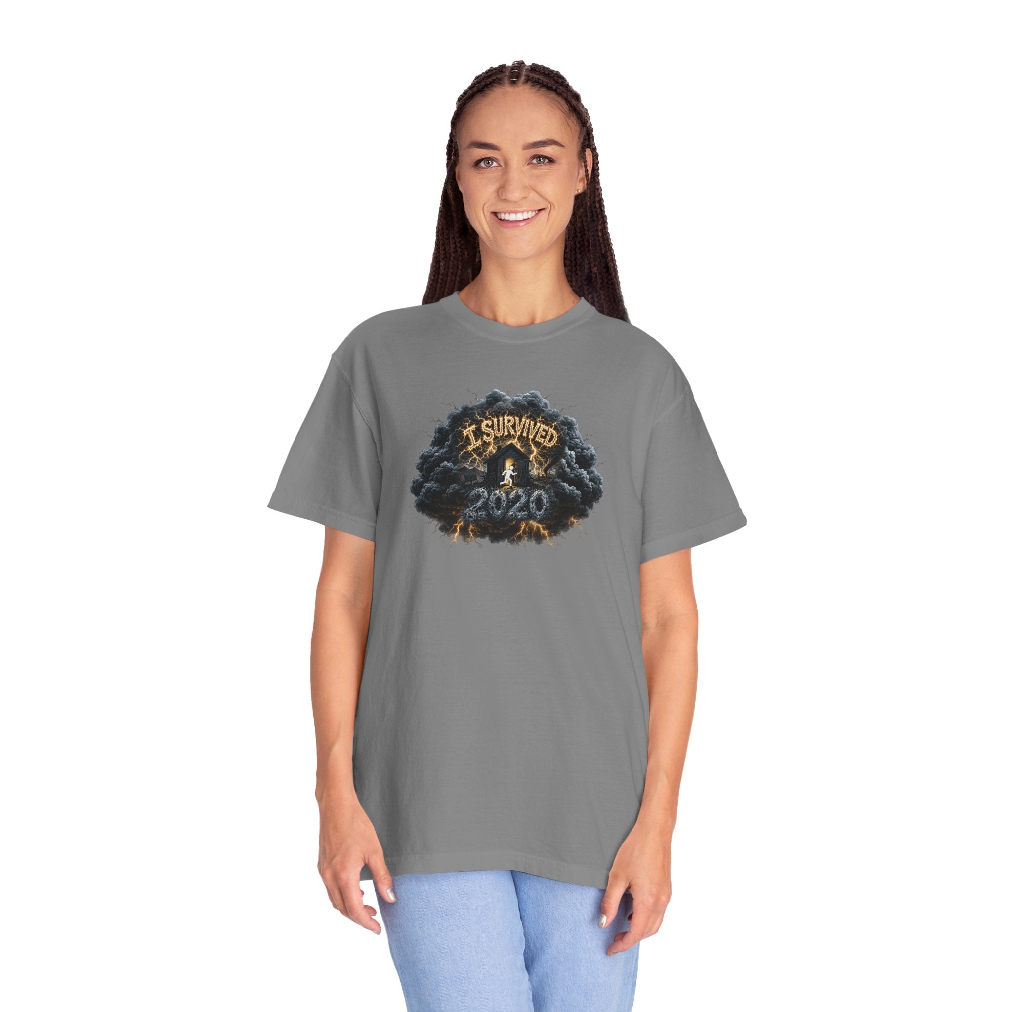 I Survived 2020 — Original PILOT Design: Director's Cut Unisex Garment-Dyed T-shirt