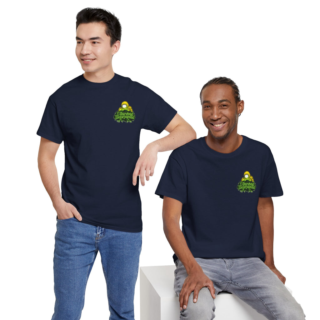 I Survived 2020 — "Please Stand By" Test Pattern Toxic Signal Tee Summer Premiere Unisex Heavy Cotton Tee