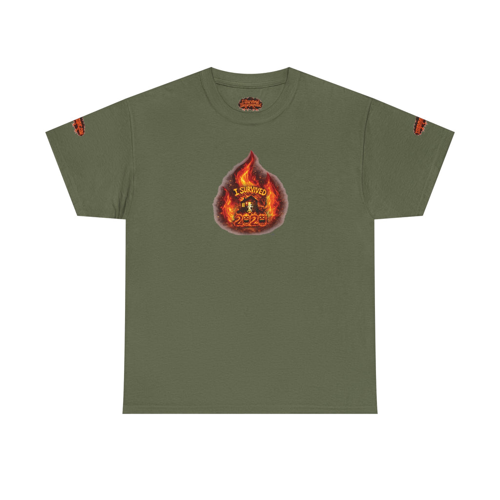 I Survived 2020 — WILDFIRES S2:E2: Director's Cut Special Edition "The Bobcat Fire" Memorial Unisex Heavy Cotton Tee
