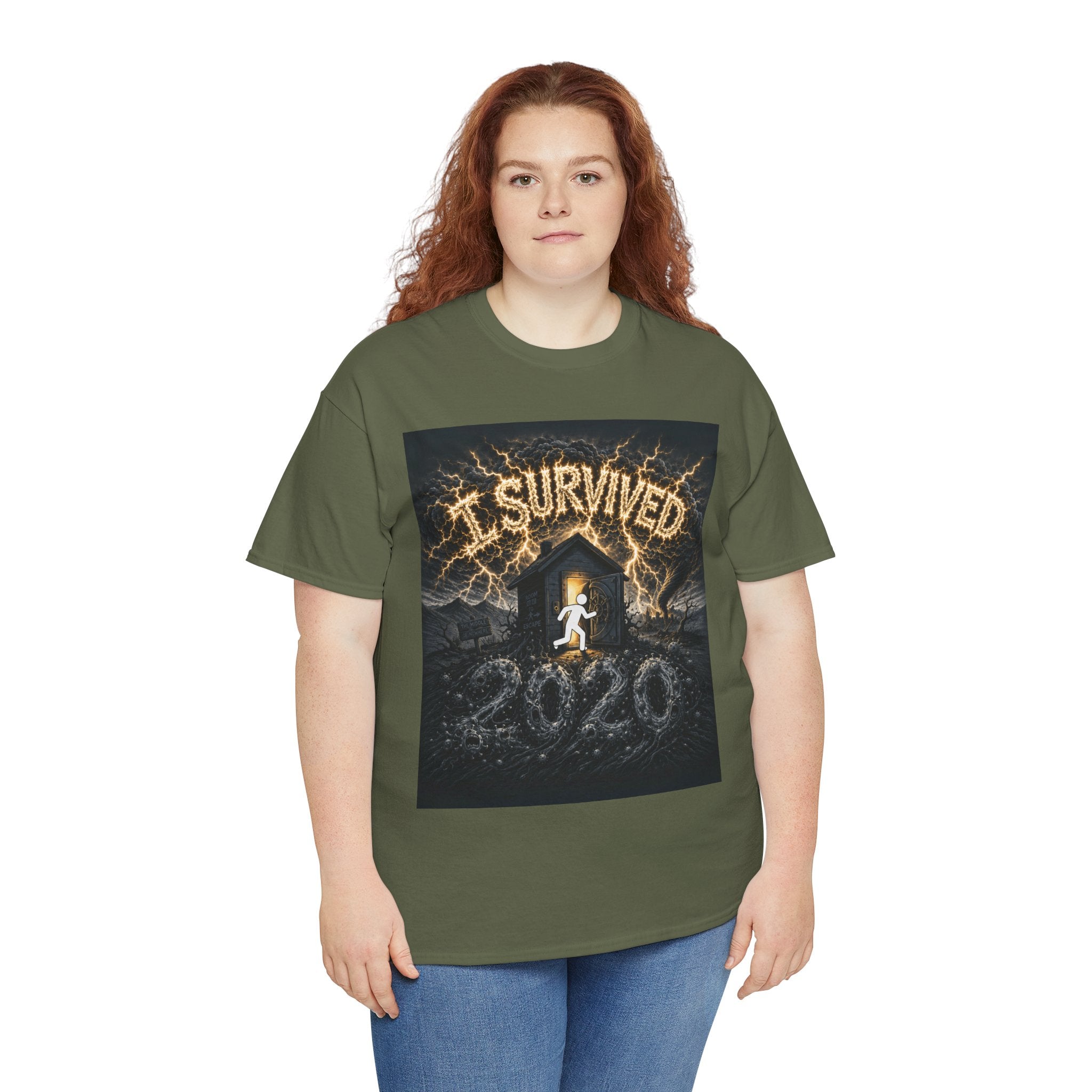 I Survived 2020 — Original PILOT Design Unisex Heavy Cotton Tee