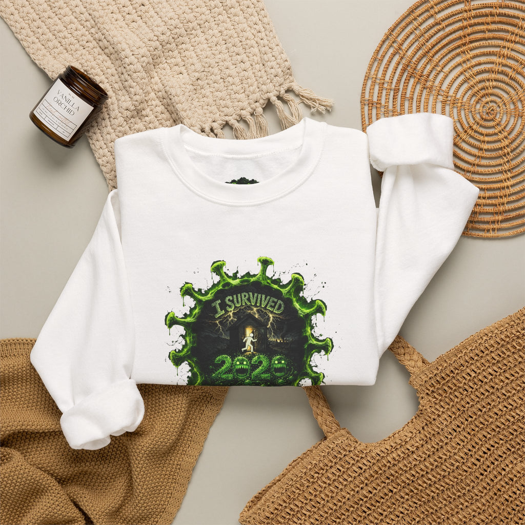 I Survived 2020 — PANDEMIC S1:E2: Director's Cut "The Coming of COVID" Unisex Heavy Blend™ Crewneck Sweatshirt