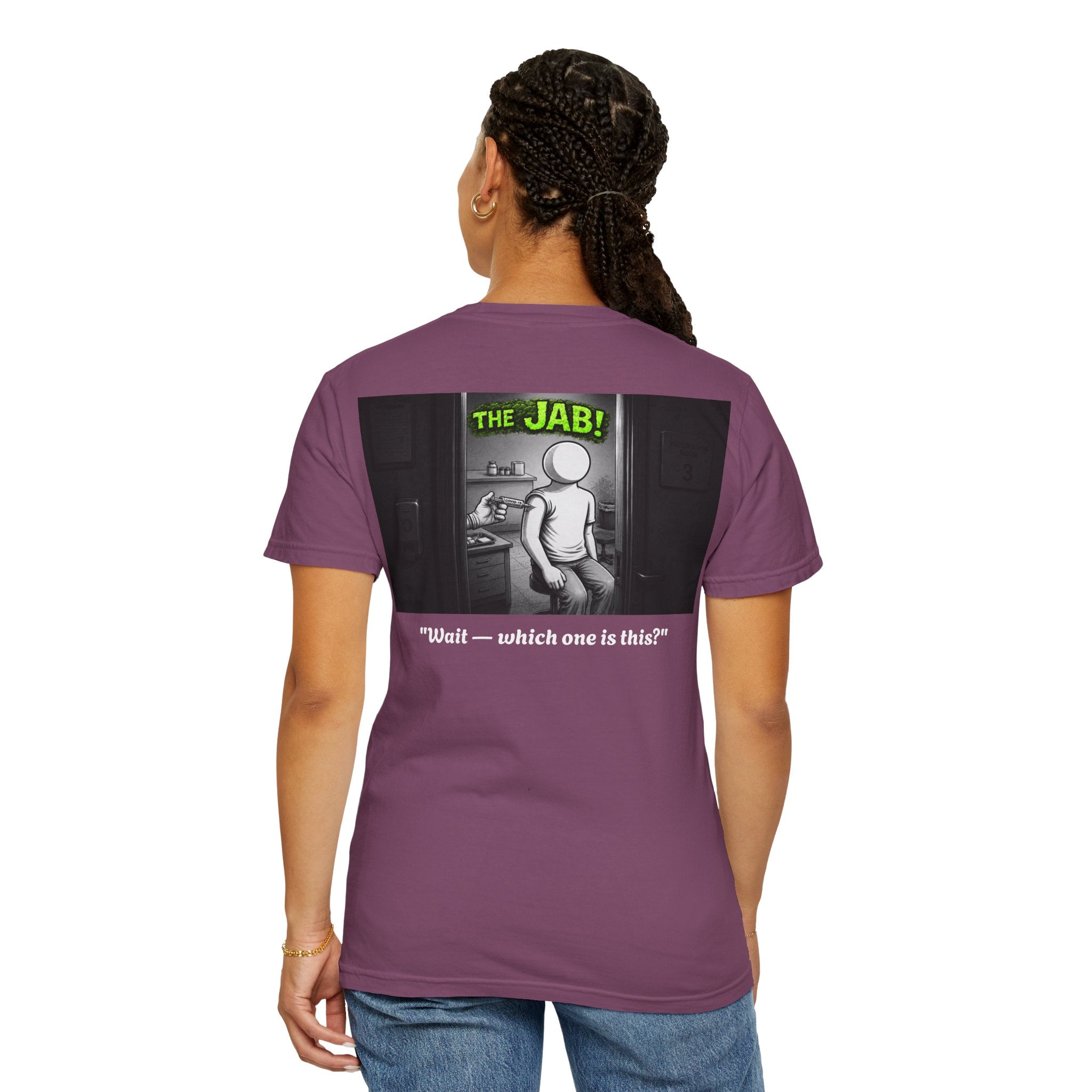 I Survived 2020 — Director's Cut S1:E3 "The Jab!" | Pandemic Edition Unisex Garment-Dyed T-shirt