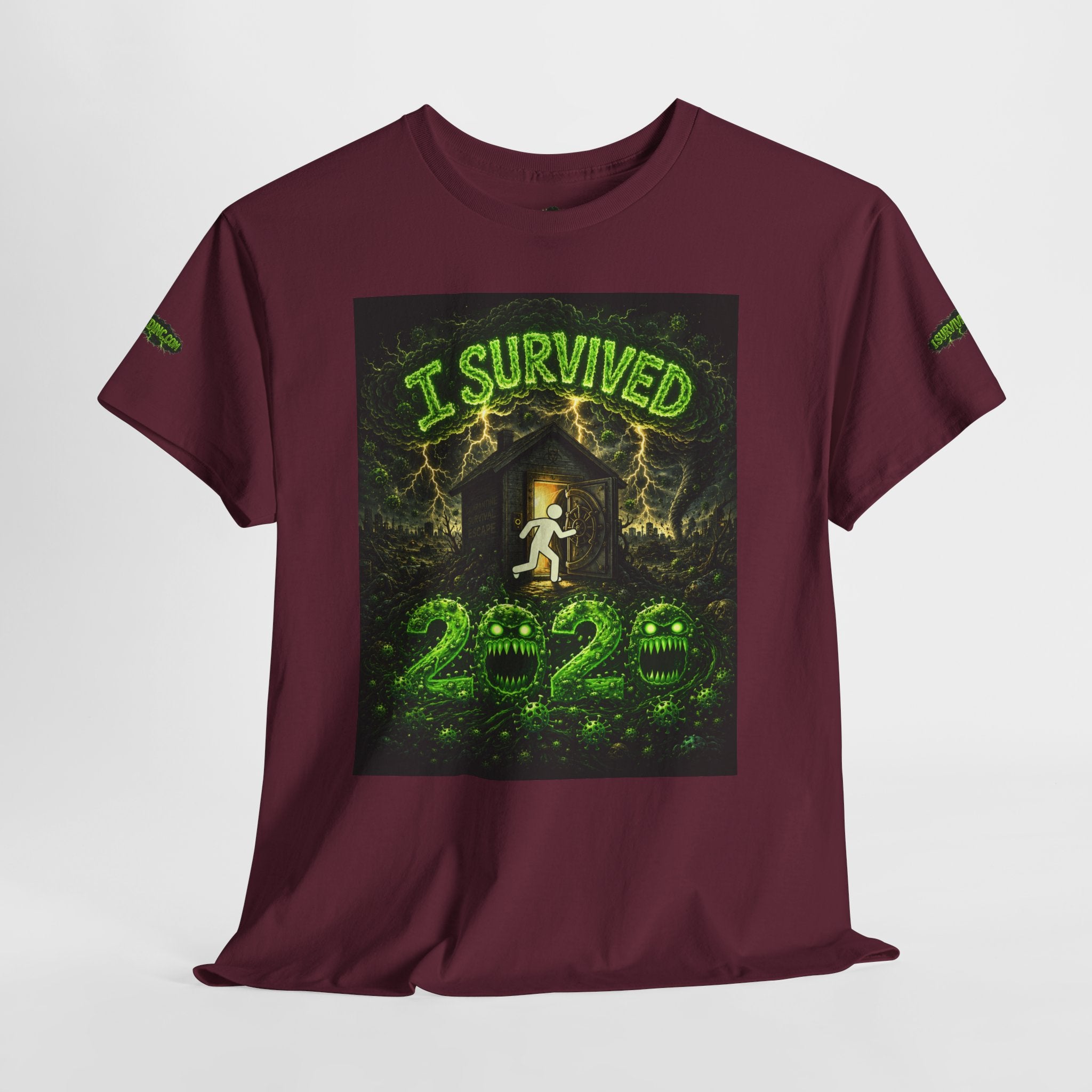 I Survived 2020 — S1:E1 "COVID-19: The Coronavirus" | Pandemic Edition Unisex Heavy Cotton Tee (SPECIAL EDITION)