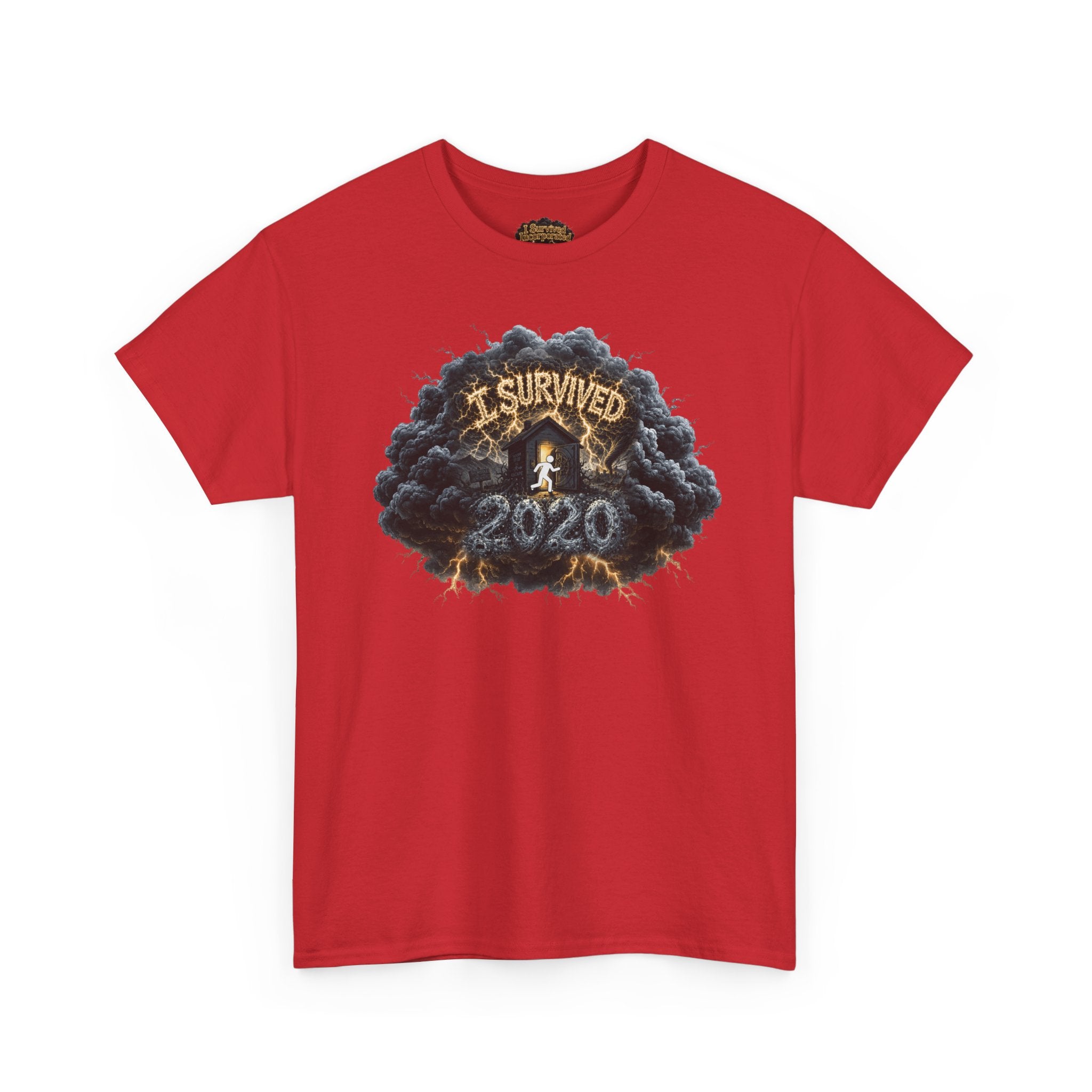 I Survived 2020 — Director's Cut Original Design Teaser Tee | Season 1 Premiere Drop Unisex Heavy Cotton Tee