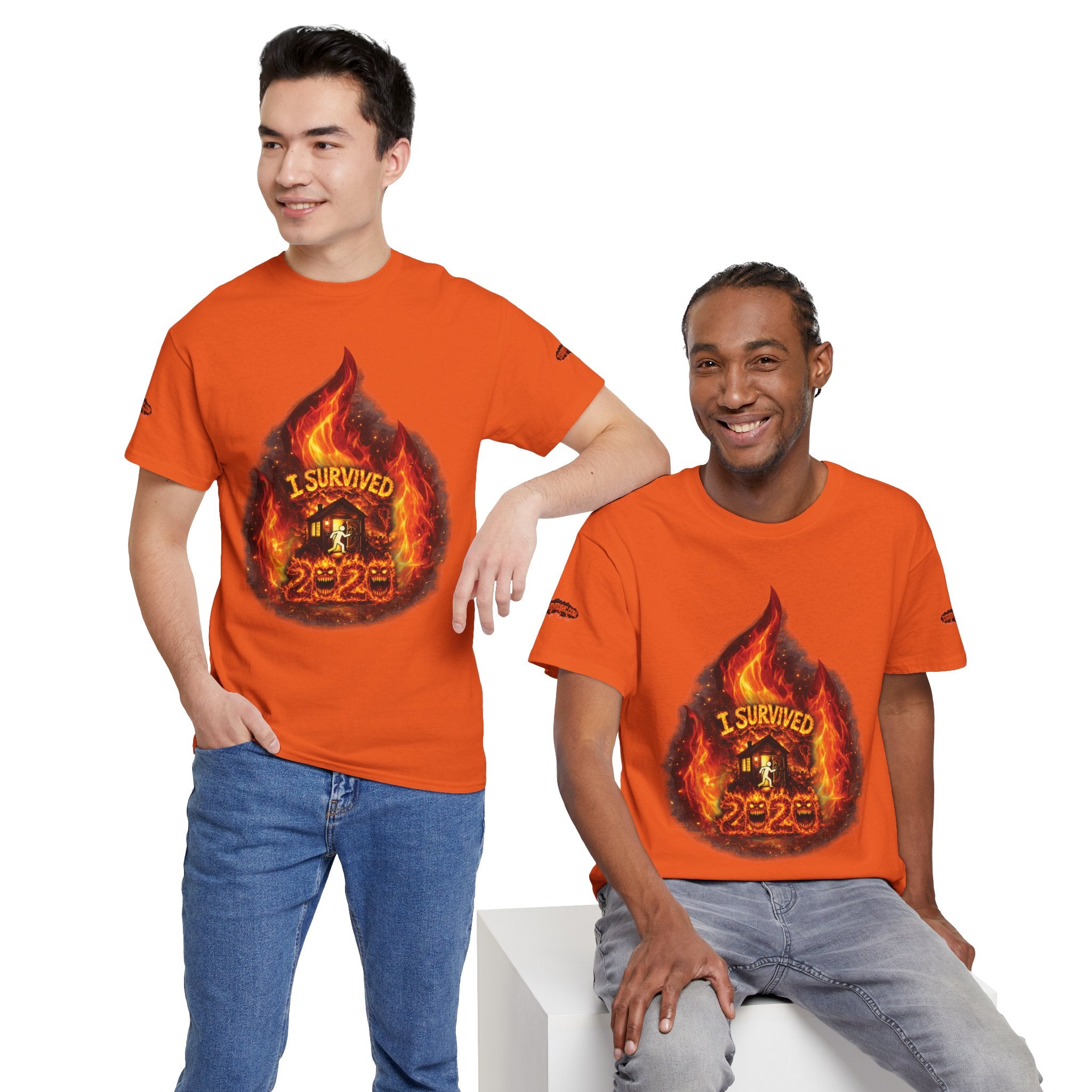 I Survived 2020 — Director's Cut S2:E1 "Berry Creek" | Wildfire Edition Memorial Unisex Heavy Cotton Tee (SPECIAL EDITION)