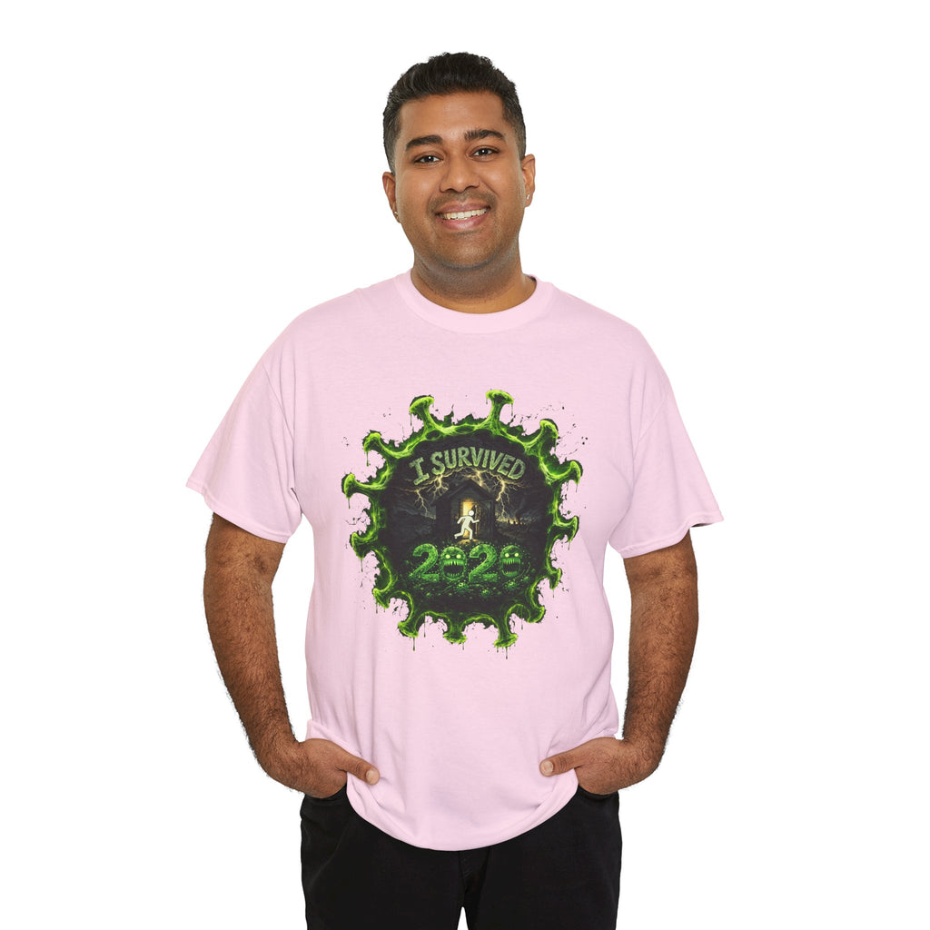 I Survived 2020 — Director's Cut S1:E4 "Mask Madness Mayhem Moment" | Pandemic Edition Unisex Heavy Cotton Tee