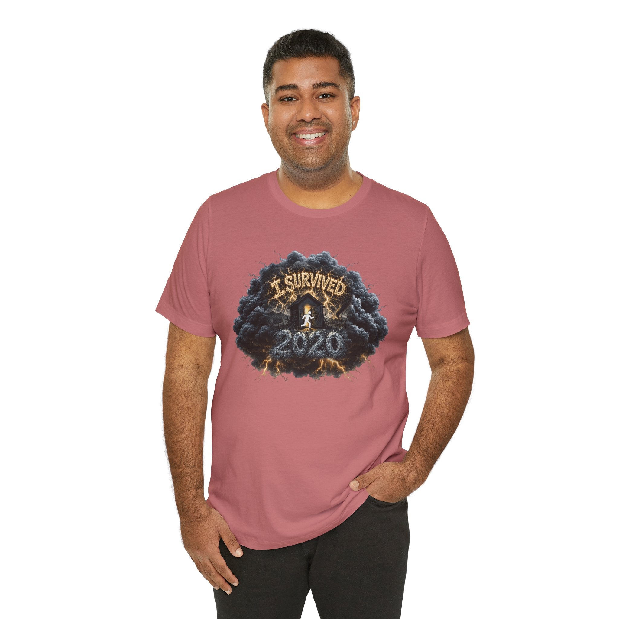 I Survived 2020 — Director's Cut Original Design Teaser Tee | Season 1 Premiere Drop Unisex Jersey Short Sleeve Tee