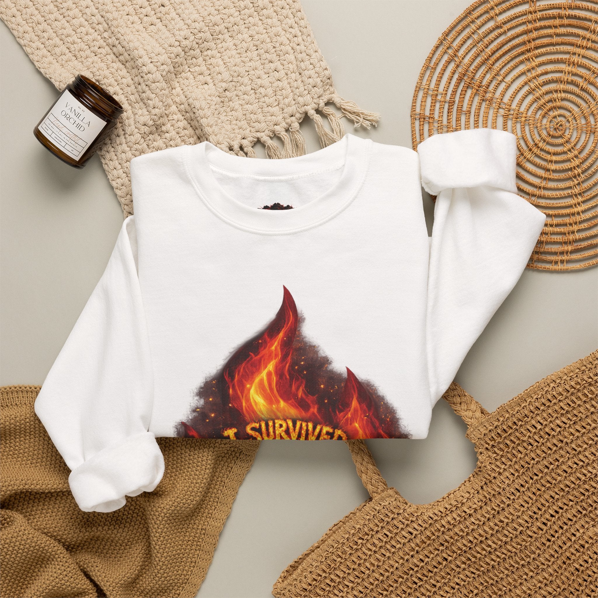 I Survived 2020 — Director's Cut S2:E4 "Western U.S. Wildfire Season" | Mid-Season Finale Pt. 1 | Wildfire Edition Memorial Unisex Heavy Blend™ Crewneck Sweatshirt