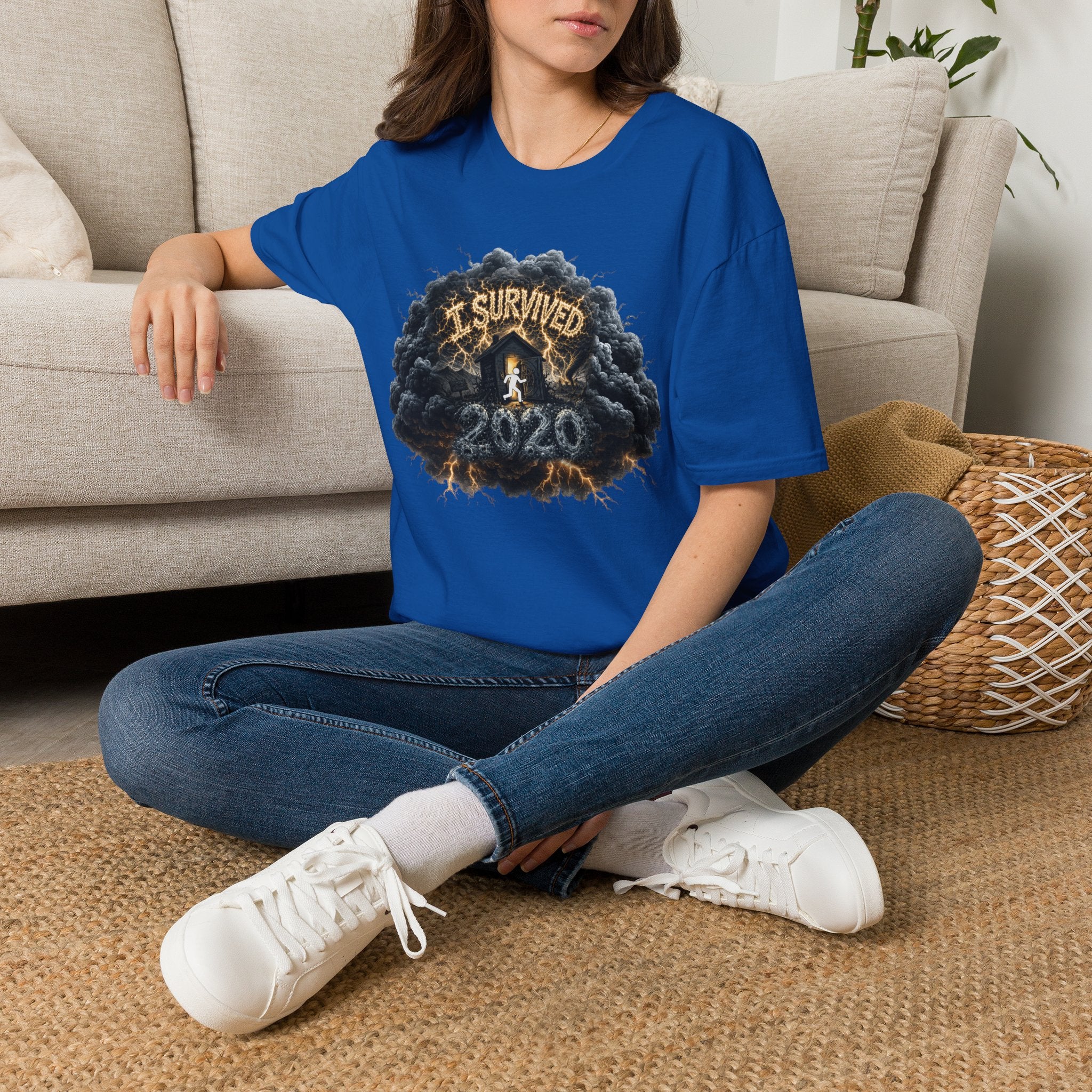 I Survived 2020 — Director's Cut Original Design Teaser Tee | Season 1 Premiere Drop Unisex Softstyle T-Shirt
