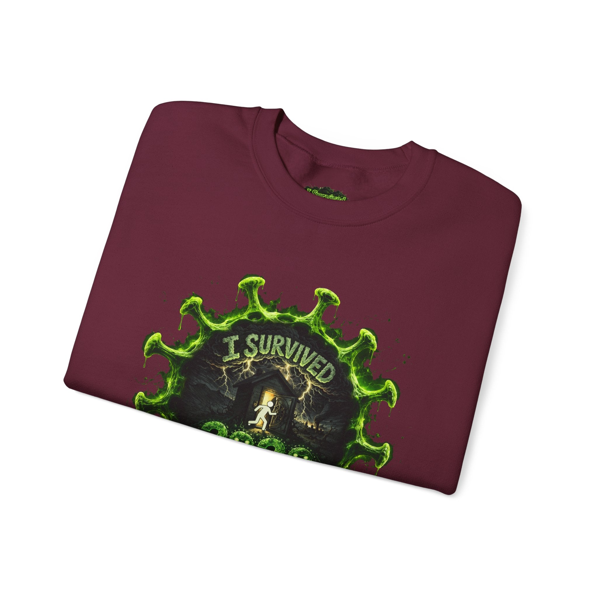 I Survived 2020 — Director's Cut S1:E2 "The Coming of COVID" | Pandemic Edition Unisex Heavy Blend™ Crewneck Sweatshirt