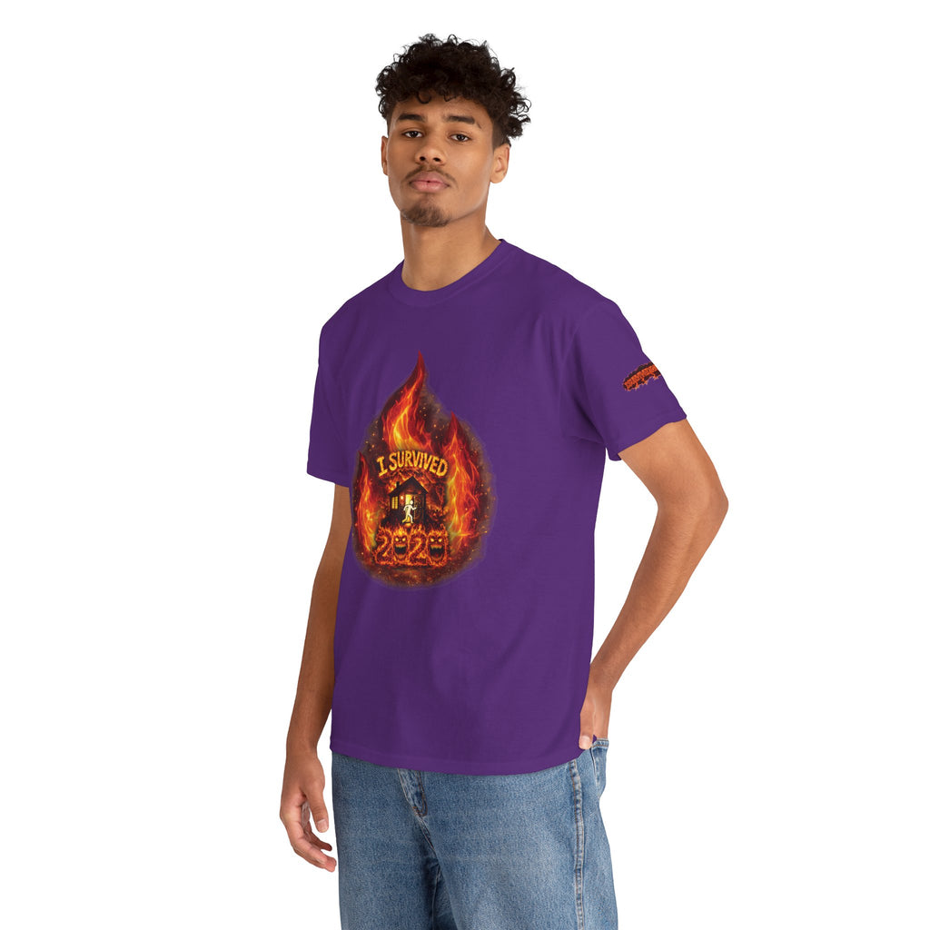 I Survived 2020 — Director's Cut S2:E3 "The California Wildfires" | Wildfire Edition Memorial Unisex Heavy Cotton Tee (SPECIAL EDITION)