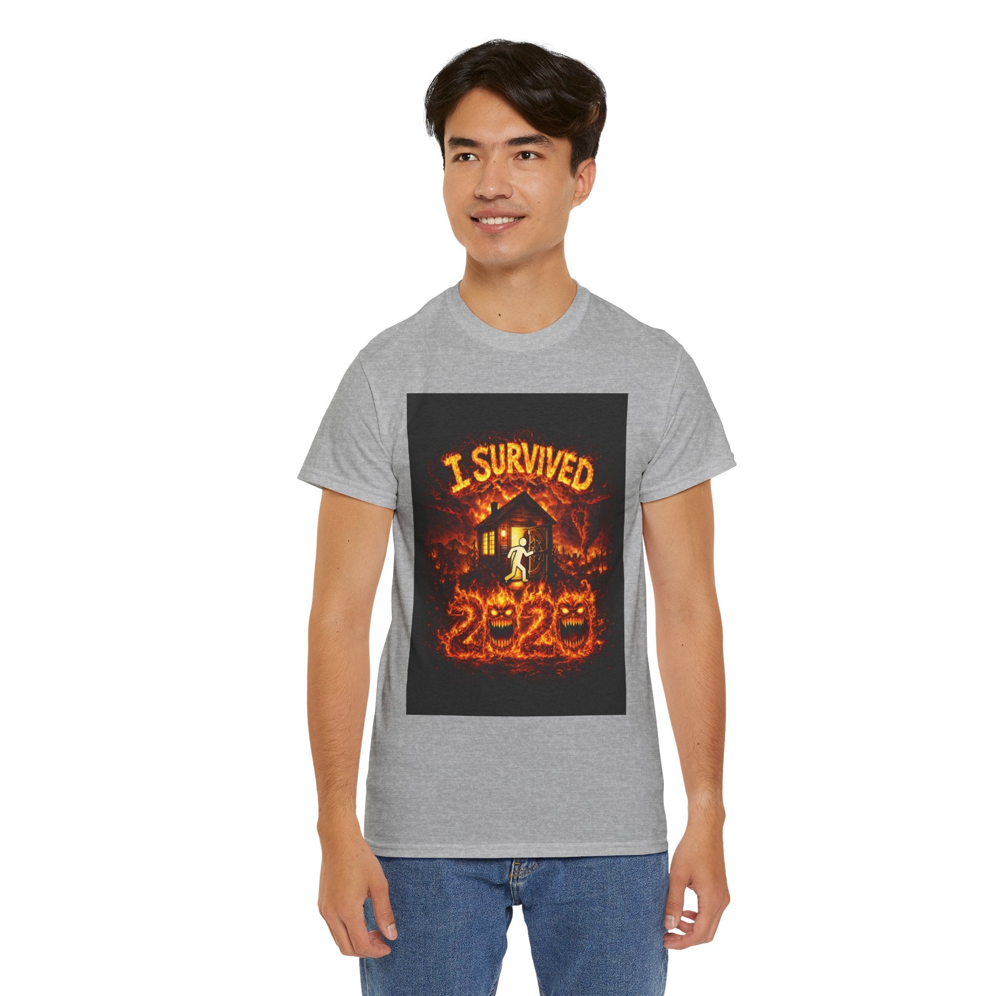 I Survived 2020 — WILDFIRES S2:E1: "Berry Creek" Memorial Unisex Heavy Cotton Tee