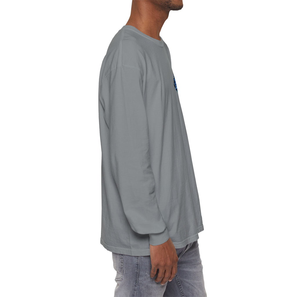 I Survived 2020 — "Please Stand By" Test Pattern Tee Lockdown Edition Summer Exclusive Unisex Garment-Dyed Long Sleeve T-Shirt