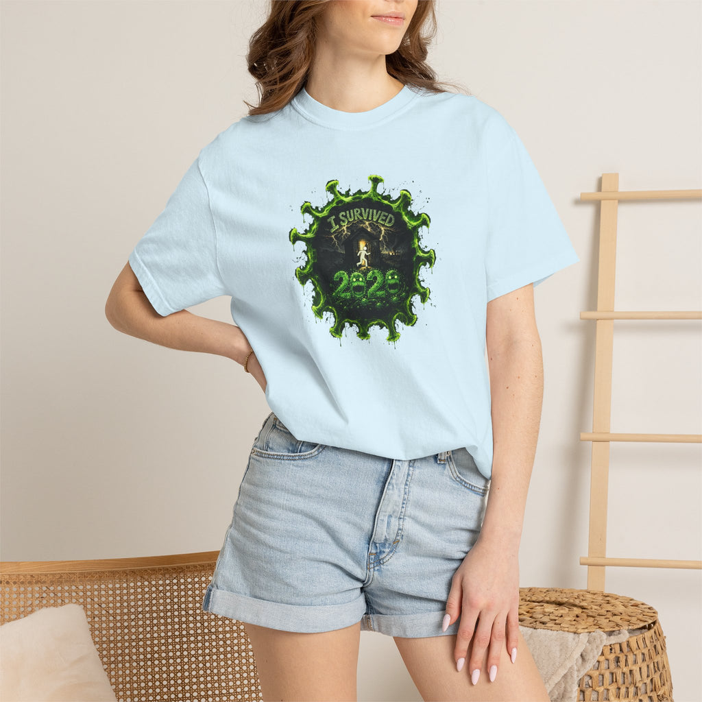I Survived 2020 — PANDEMIC S1:E5: Director's Cut "Delivery Doomsday" Unisex Garment-Dyed T-shirt