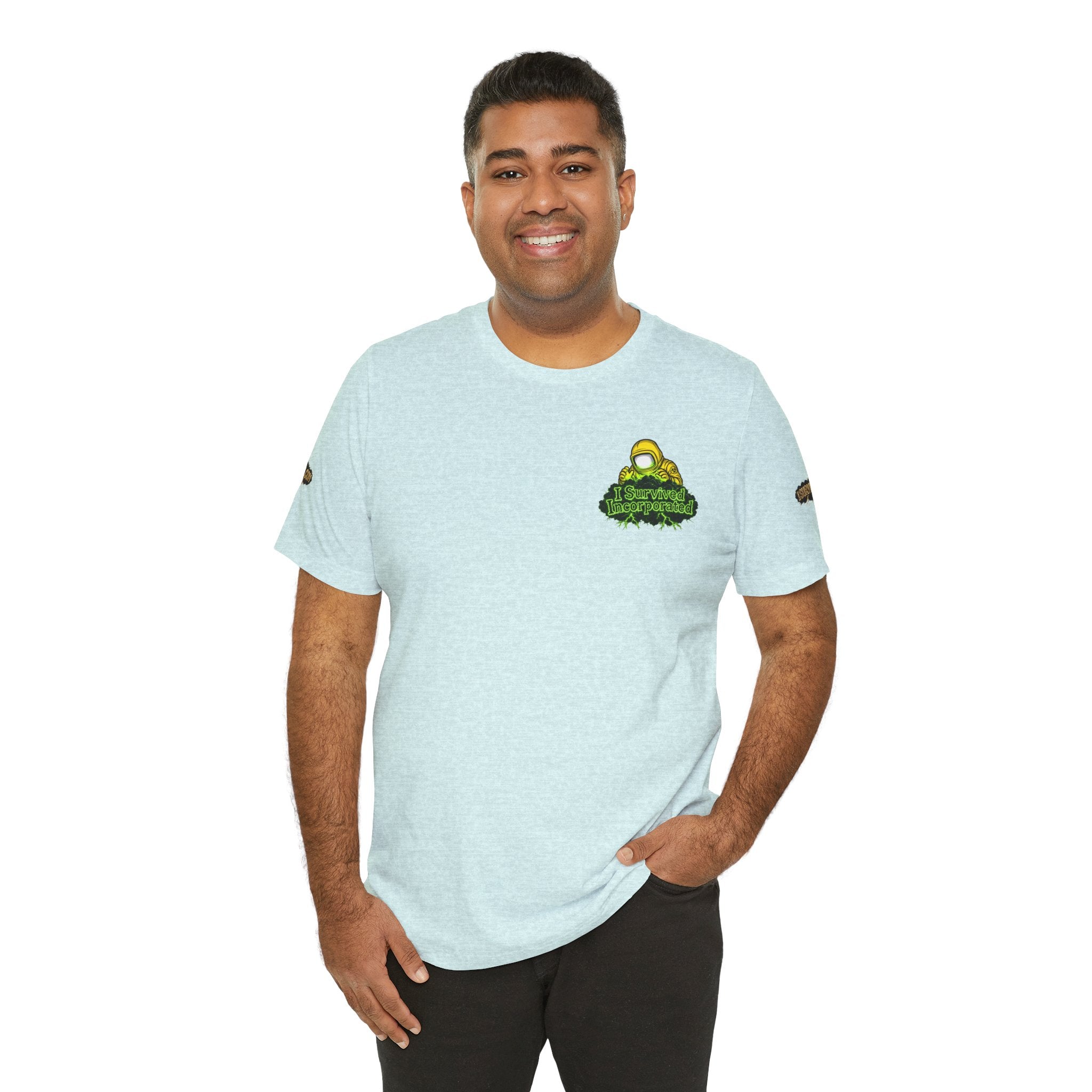 I Survived 2020 — "Please Stand By" Test Pattern Toxic Signal Tee Special Edition Summer Premiere Unisex Jersey Short Sleeve Tee