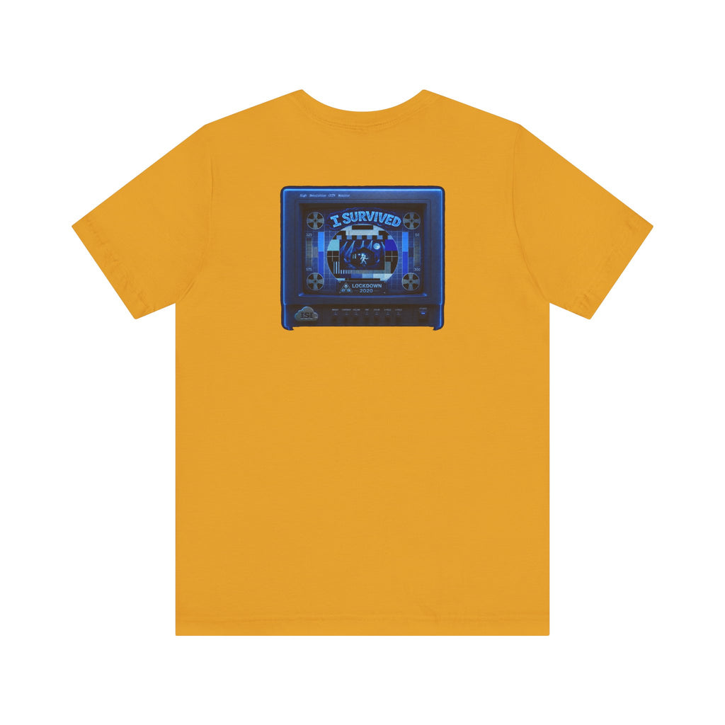 I Survived 2020 — "Please Stand By" Test Pattern Tee Lockdown Summer Exclusive Unisex Jersey Short Sleeve Tee