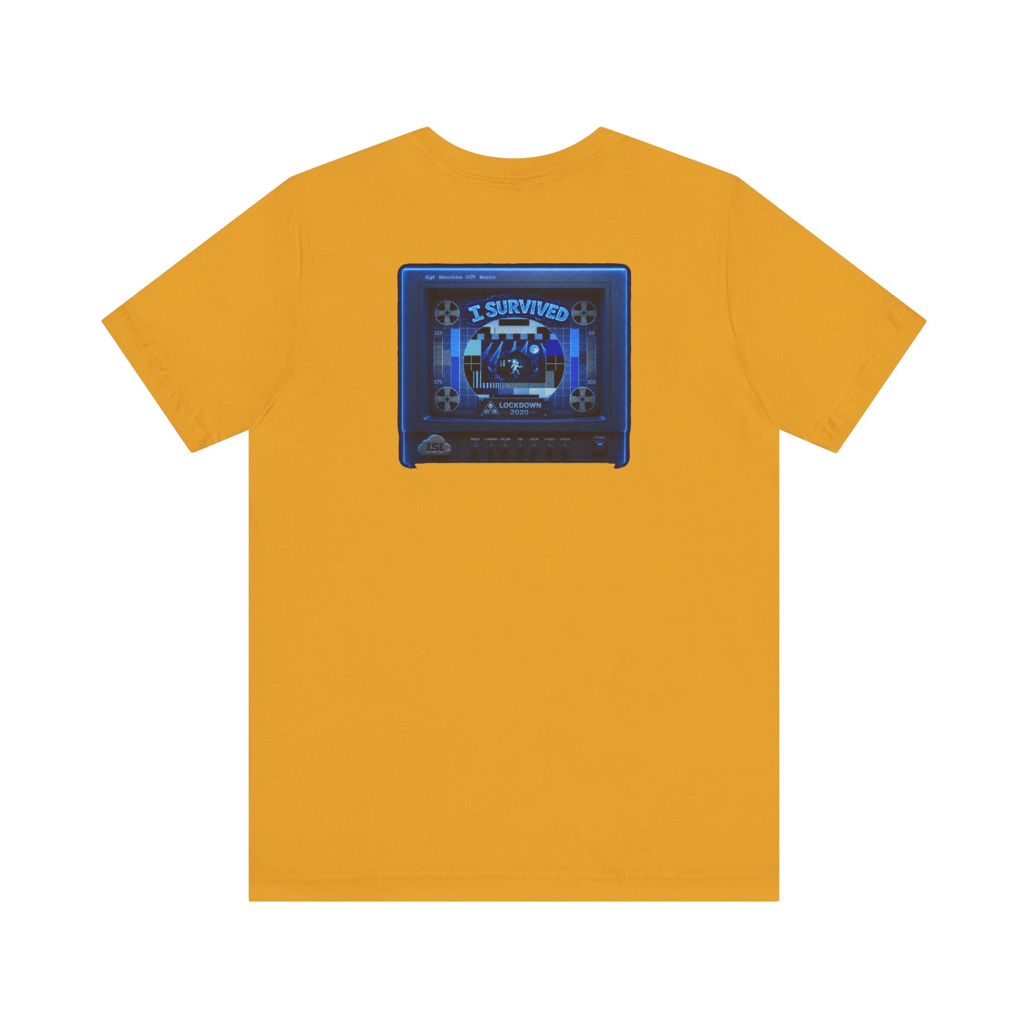 I Survived 2020 — "Please Stand By" Test Pattern Tee Lockdown Summer Exclusive Unisex Jersey Short Sleeve Tee