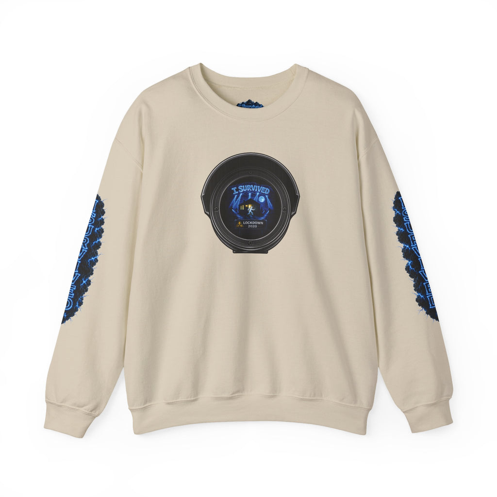 I Survived 2020 — LOCKDOWN S3:E4: Director's Cut "Working From Home" Unisex Heavy Blend™ Crewneck Sweatshirt