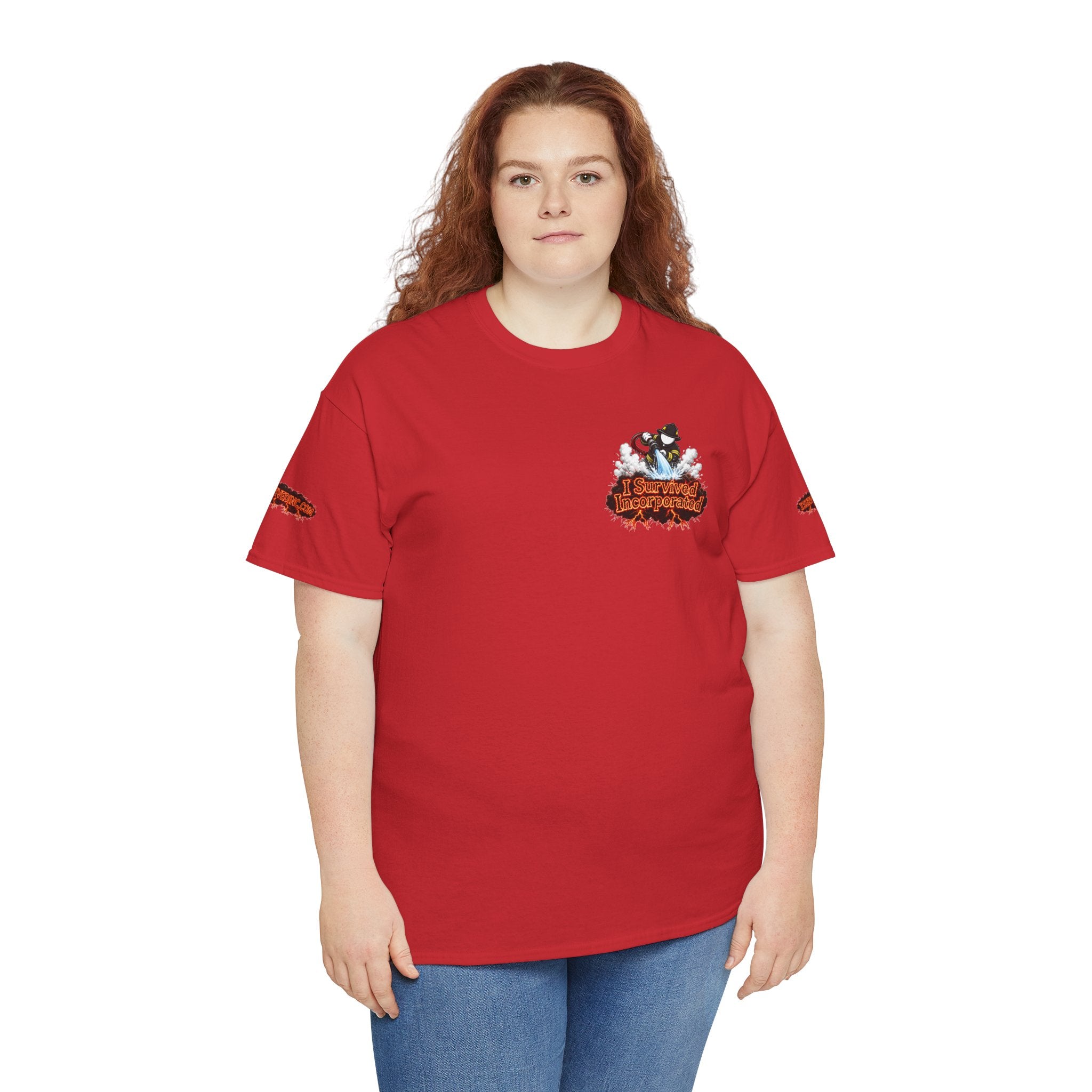 I Survived 2020 — "Please Stand By" Test Pattern Tee Wildfire Signal Special Edition Summer Premiere Unisex Heavy Cotton Tee