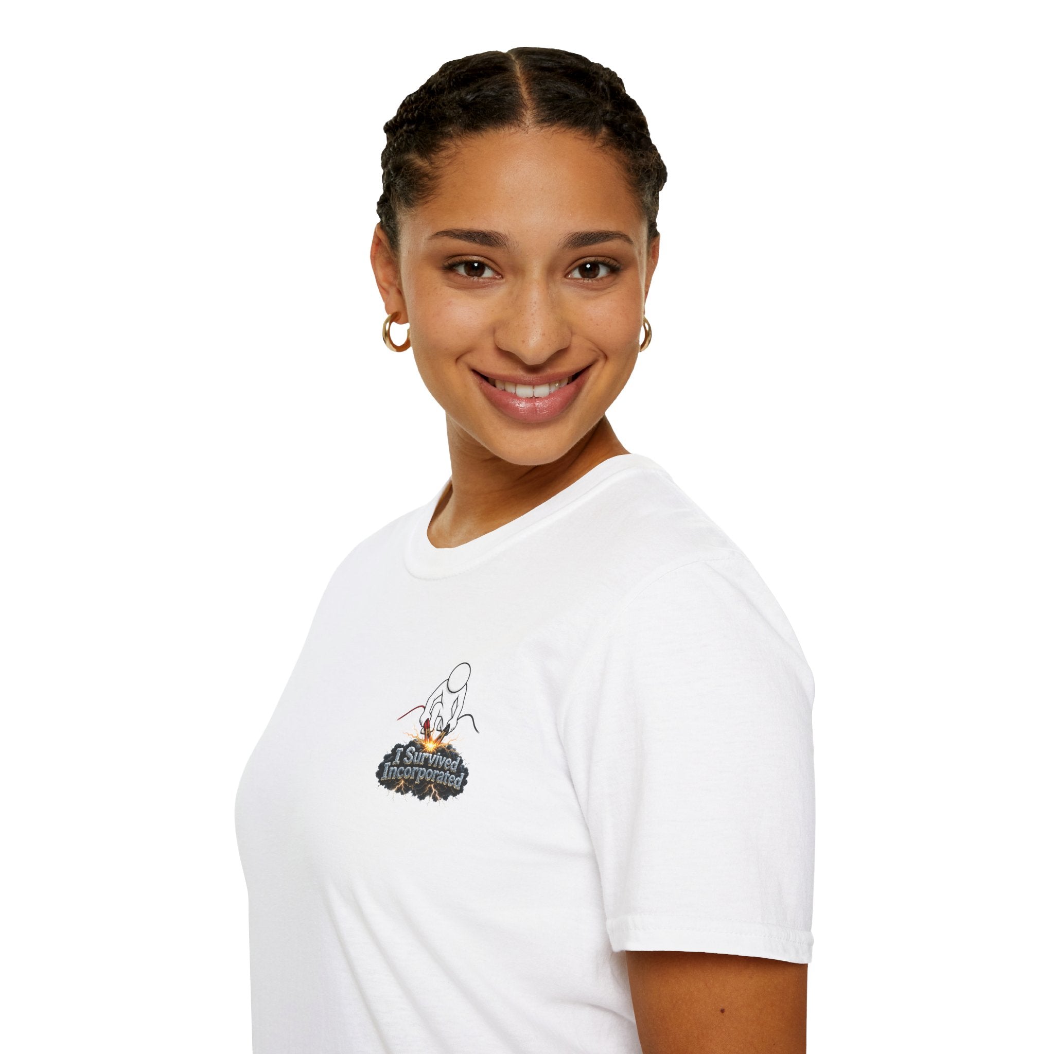 I Survived 2020 — "Please Stand By" Test Pattern Tee Summer Premier Unisex Softstyle T-Shirt