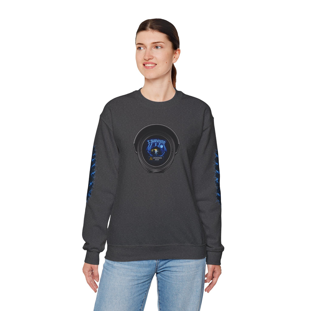 I Survived 2020 —  LOCKDOWN S3:E1: Director's Cut Special Edition "Quarantine" Unisex Heavy Blend™ Crewneck Sweatshirt