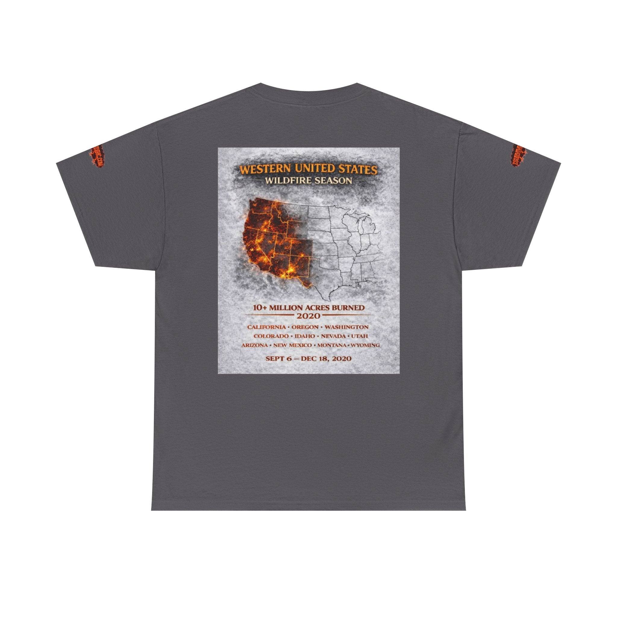 I Survived 2020 — Director's Cut S2:E4 "Western U.S. Wildfire Season" | Mid-Season Finale Pt. 1 | Wildfire Edition Memorial Unisex Heavy Cotton Tee (SPECIAL EDITION)
