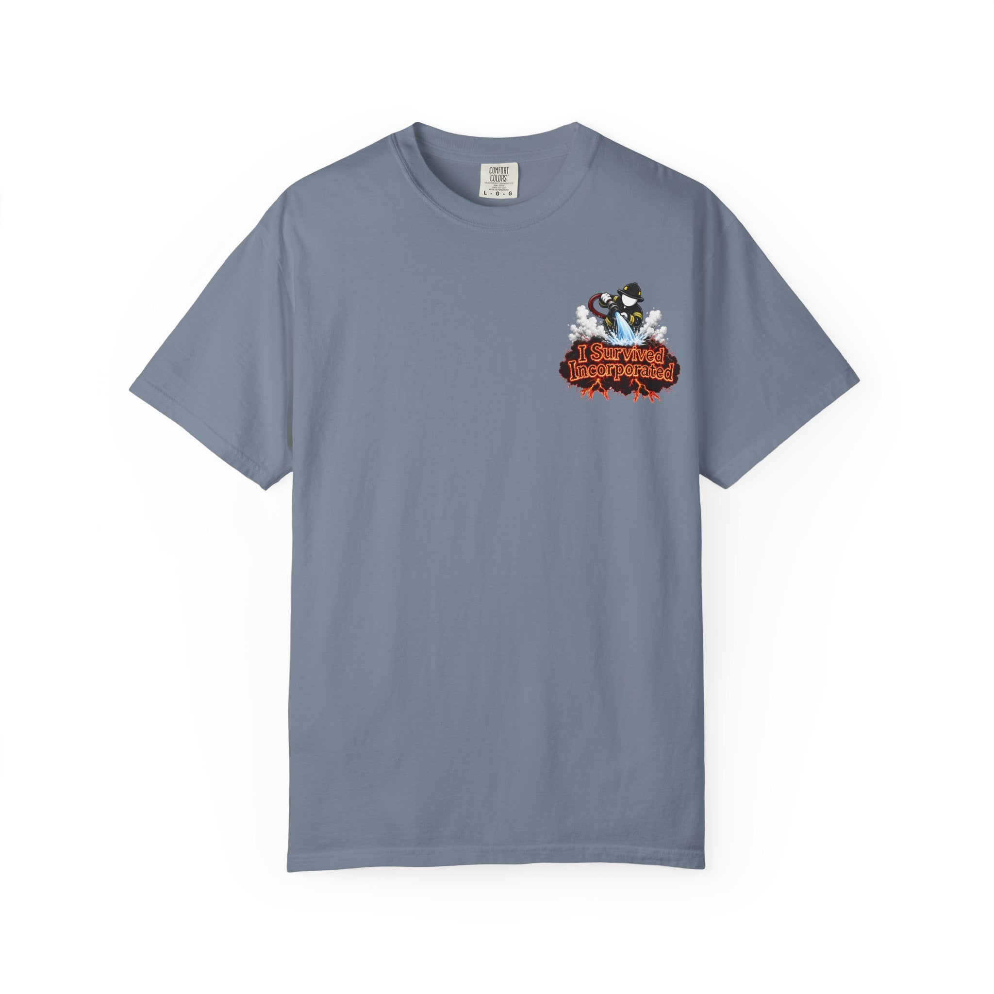 I Survived 2020 — "Please Stand By" Test Pattern Tee Wildfire Signal Edition Summer Premiere Unisex Garment-Dyed T-shirt