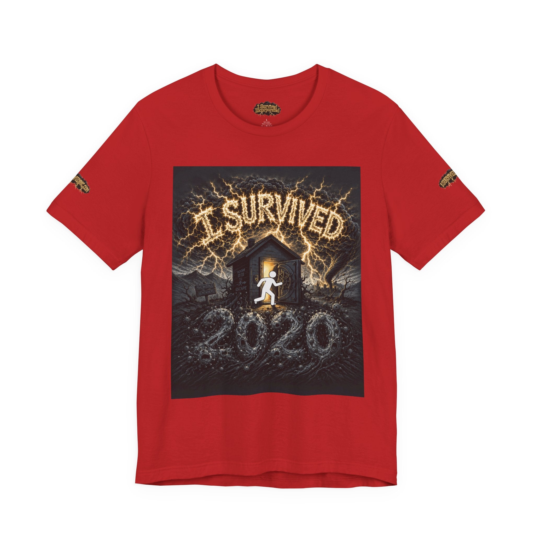 I Survived 2020 — Original Design Teaser Tee | Season 1 Premiere Drop Unisex Jersey Short Sleeve Tee