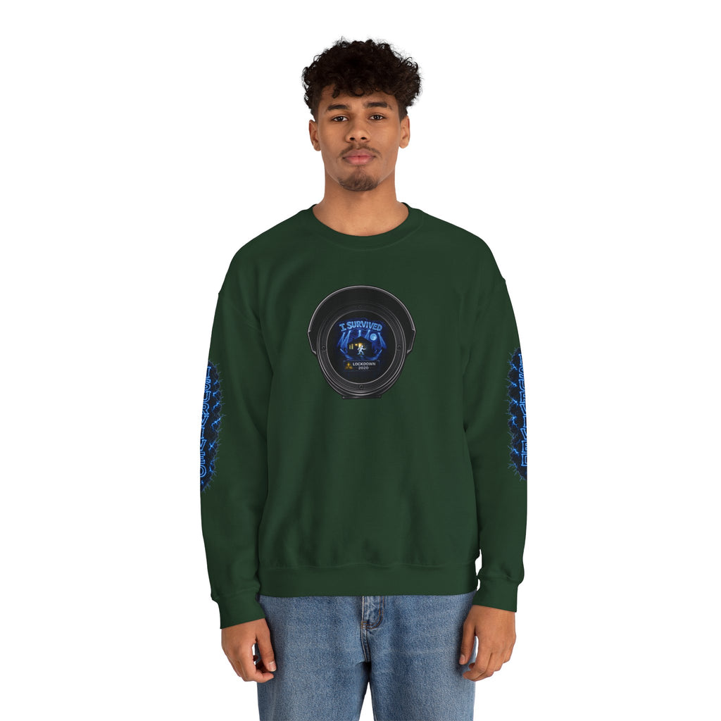 I Survived 2020 —  LOCKDOWN S3:E1: Director's Cut Special Edition "Quarantine" Unisex Heavy Blend™ Crewneck Sweatshirt