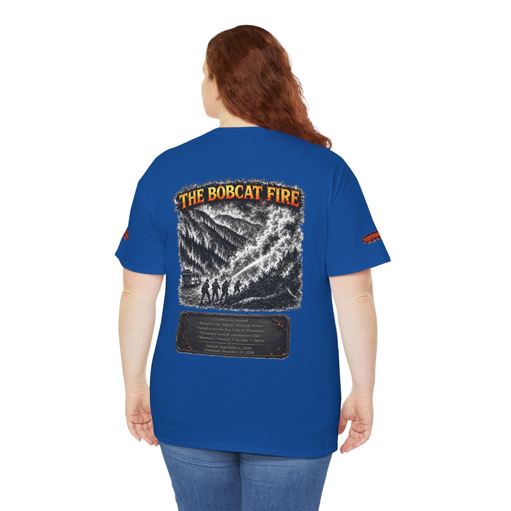 I Survived 2020 — Director's Cut S2:E2 "The Bobcat Fire" | Wildfire Edition Memorial Unisex Heavy Cotton Tee (SPECIAL EDITION)