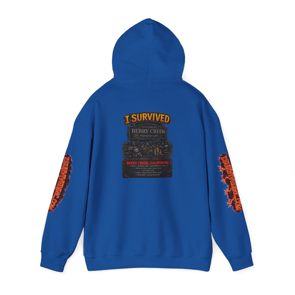 I Survived 2020 — WILDFIRES S2:E1: "Berry Creek" Memorial Hoodie