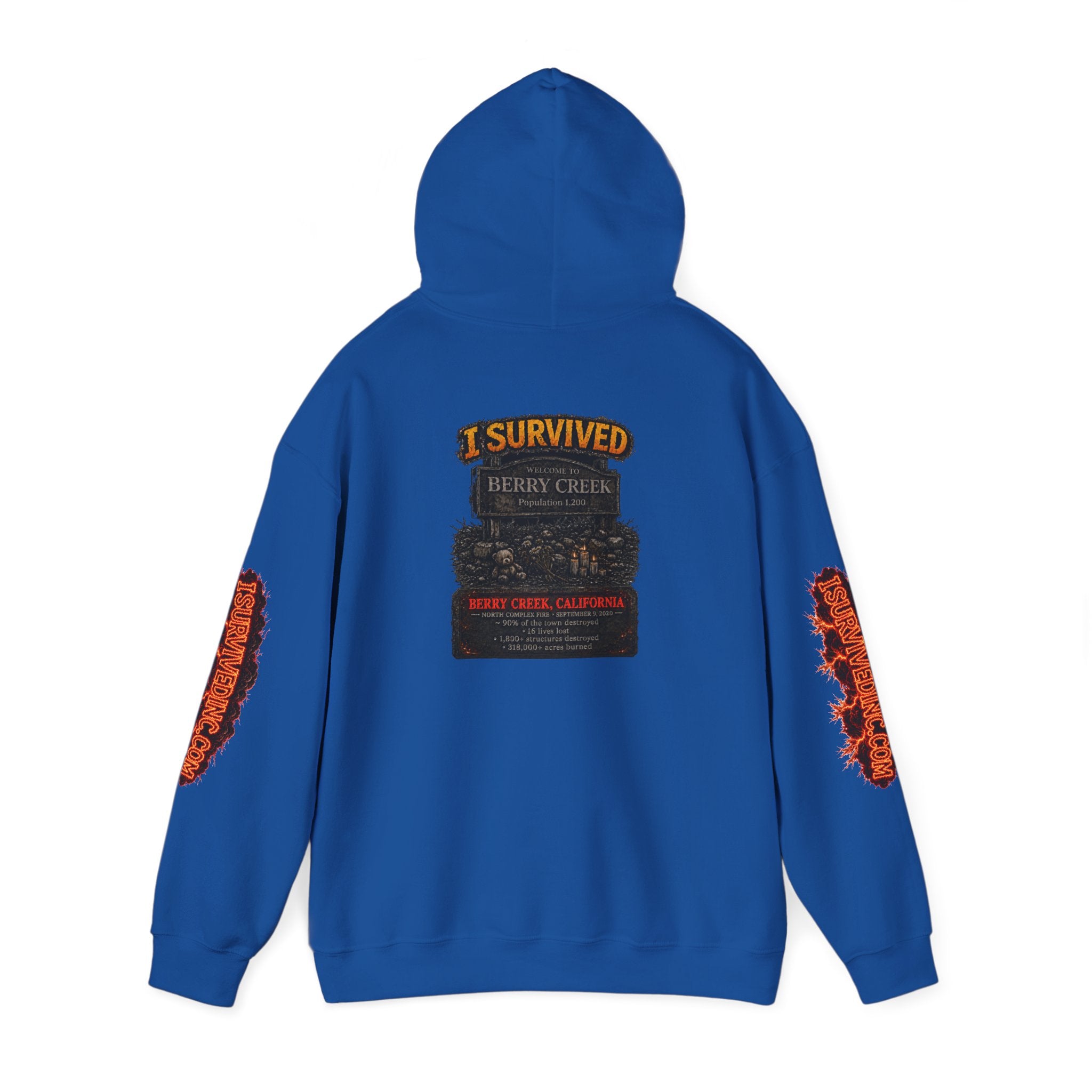 I Survived 2020 — WILDFIRES S2:E1: "Berry Creek" Memorial Hoodie
