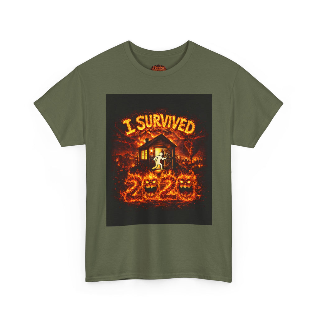 I Survived 2020 — S2:E3 "The California Wildfires" | Wildfire Edition Memorial Unisex Heavy Cotton Tee