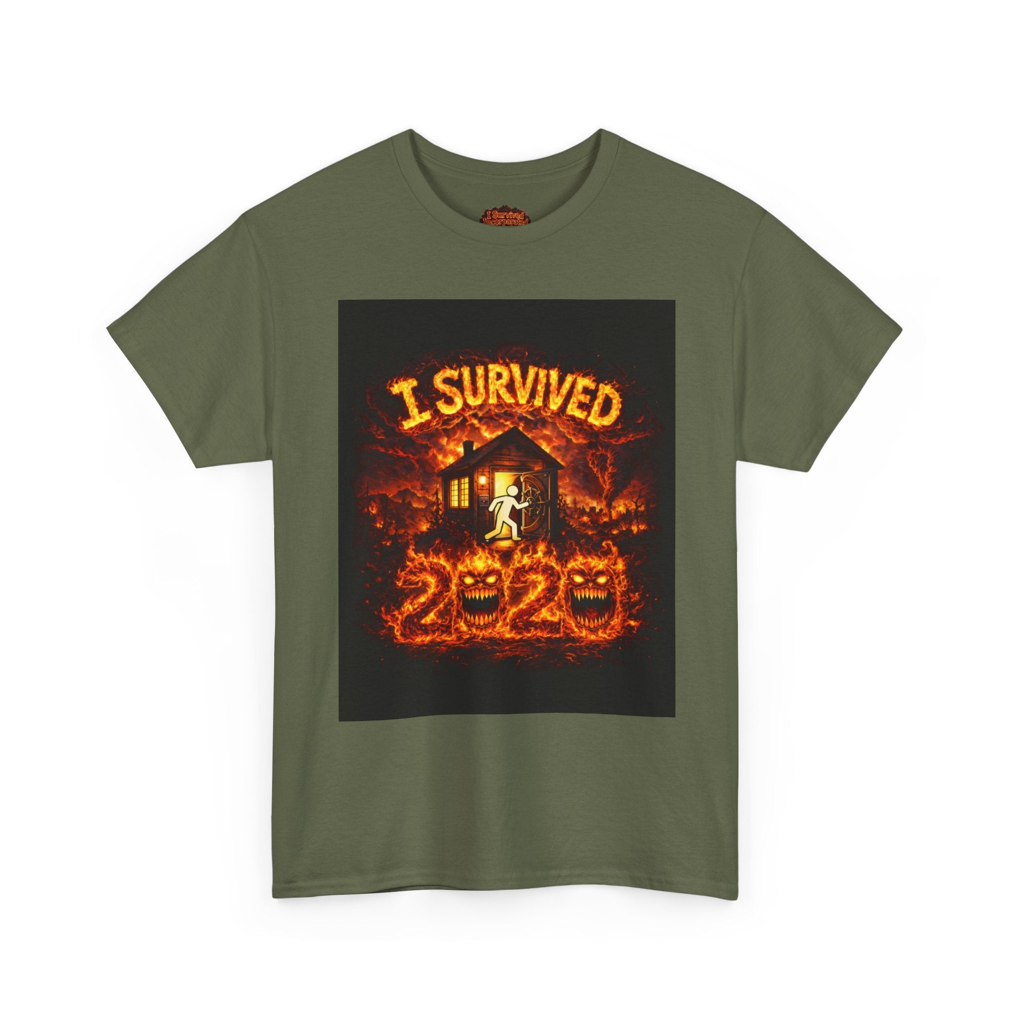 I Survived 2020 — S2:E3 "The California Wildfires" | Wildfire Edition Memorial Unisex Heavy Cotton Tee