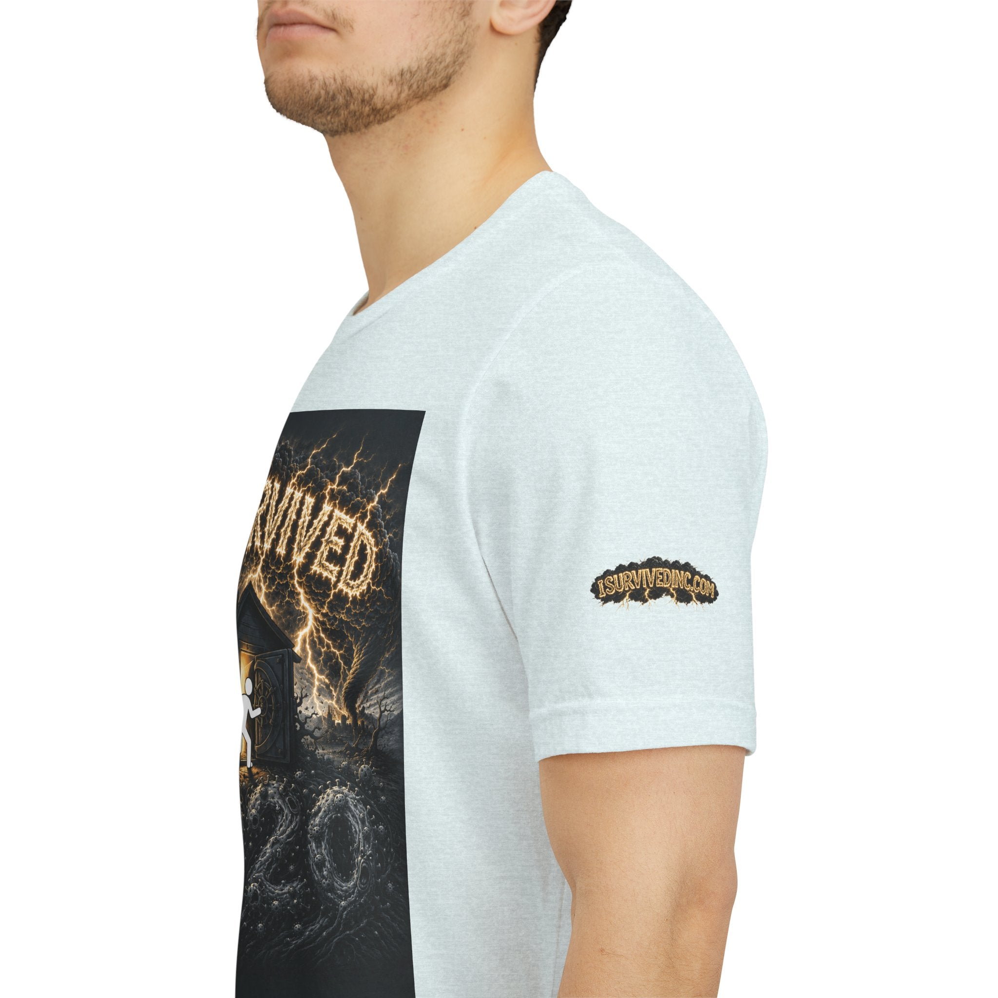 I Survived 2020 — Original Design Teaser Tee | Season 1 Premiere Drop Unisex Jersey Short Sleeve Tee